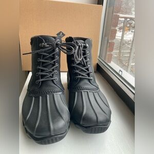 Sperry Black Avenue Duck Boots Men’s